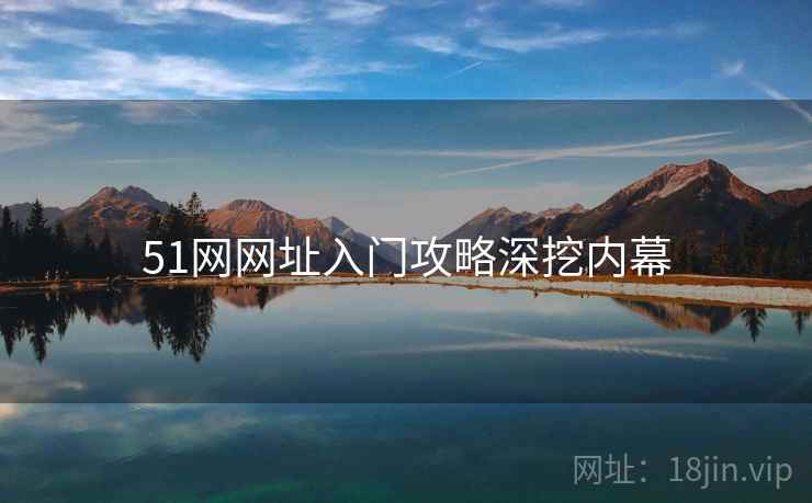 51网网址入门攻略深挖内幕