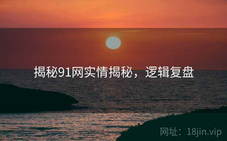 揭秘91网实情揭秘，逻辑复盘