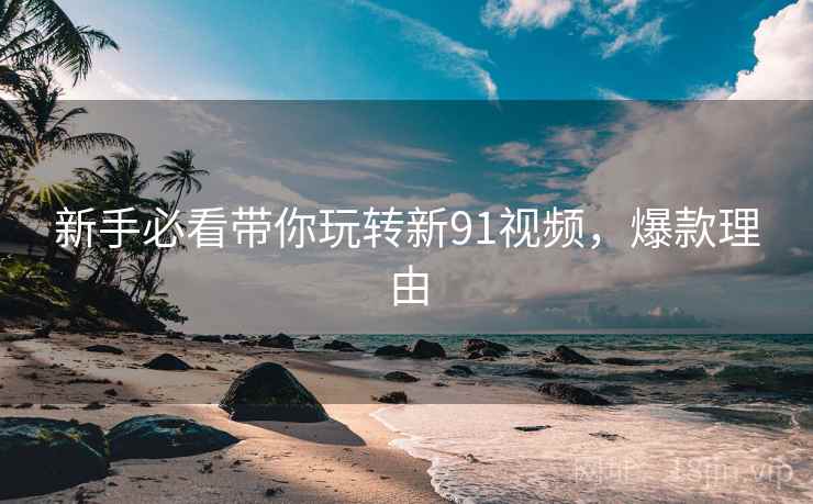 新手必看带你玩转新91视频，爆款理由
