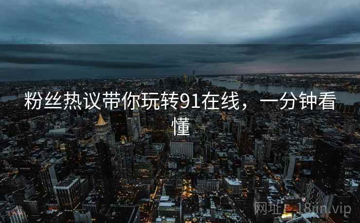 粉丝热议带你玩转91在线，一分钟看懂