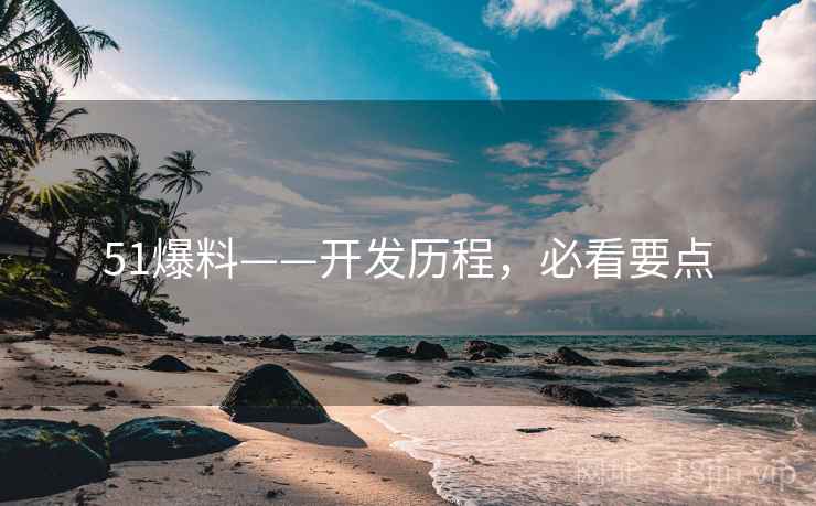 51爆料——开发历程，必看要点
