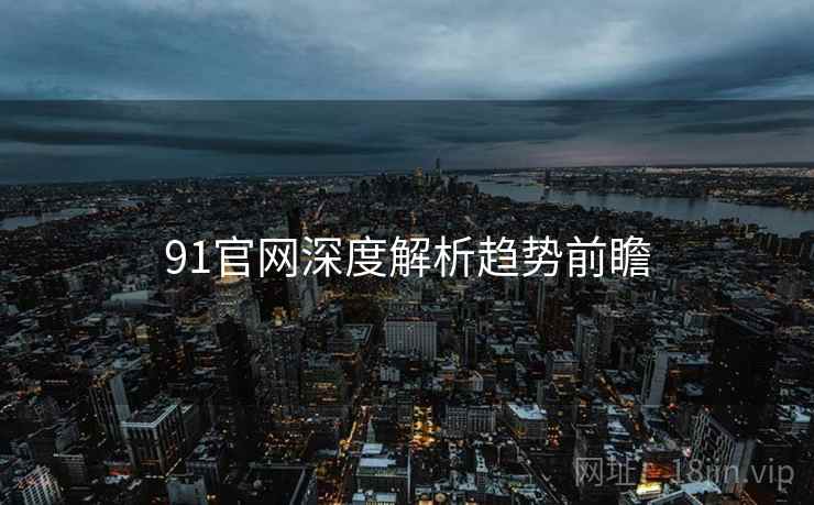 91官网深度解析趋势前瞻