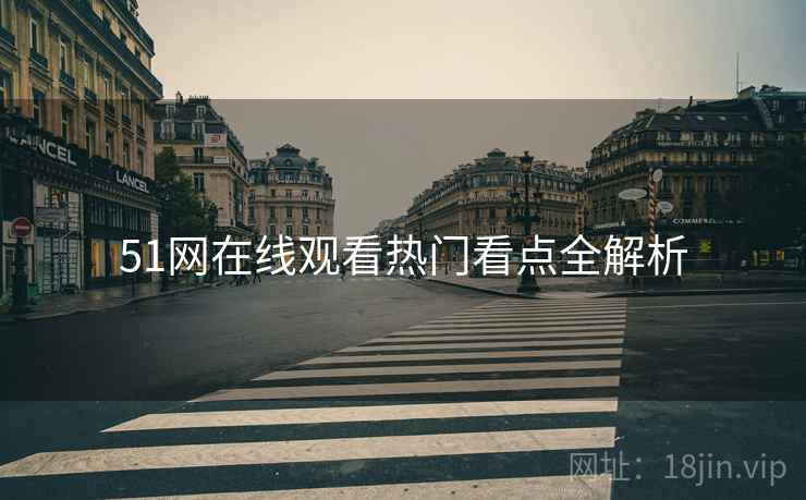 51网在线观看热门看点全解析