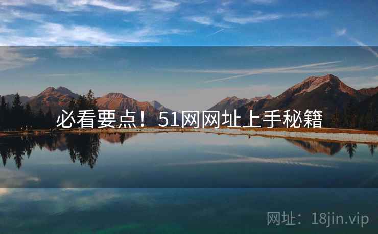 必看要点！51网网址上手秘籍