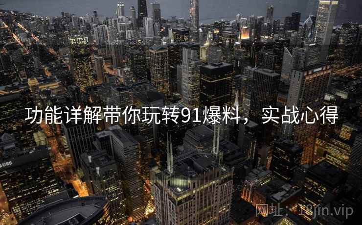 功能详解带你玩转91爆料，实战心得